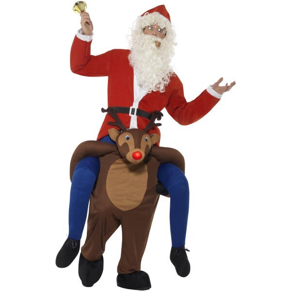 Smiffys Piggyback Reindeer Rudolf Costume, UK version