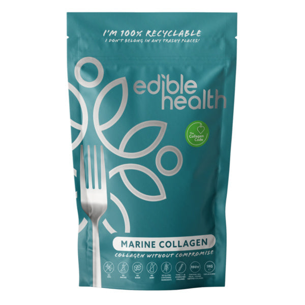 Edible Health Hydrolysed Marine Collagen Powder 400g Pouch