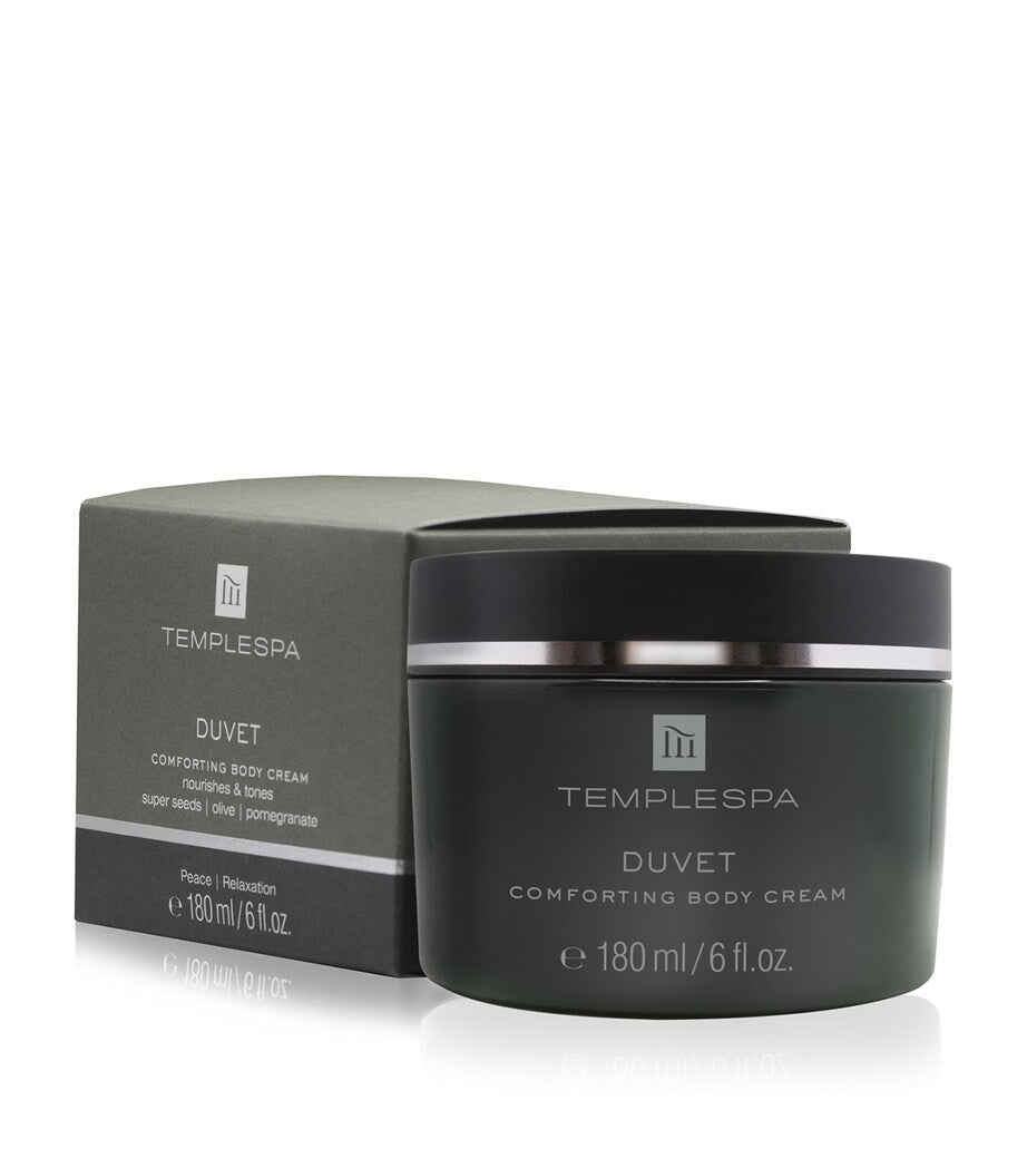 TEMPLESPA Duvet Comforting Body Cream 180ml (British brand)