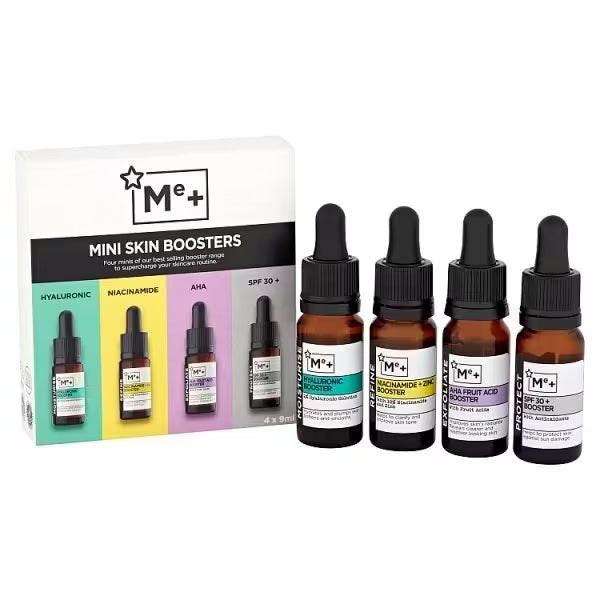 Me+ Mini Skin Boosters Gift Set 4 x 9ml, imported from the UK