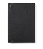 Aspinal Of London grained leather bound A5 notebook - British product