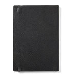 Aspinal Of London grained leather bound A5 notebook - British product