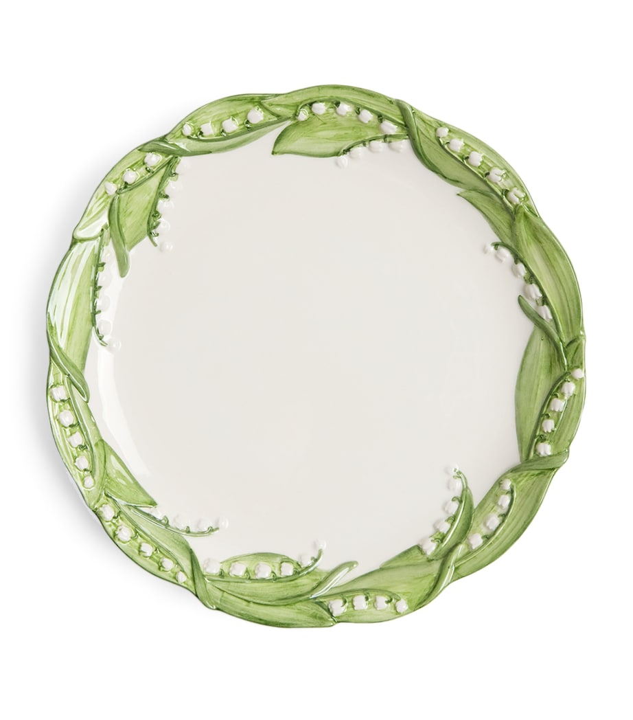 Les Ottomans dinner plate Lilly of the Valley 27cm, UK version