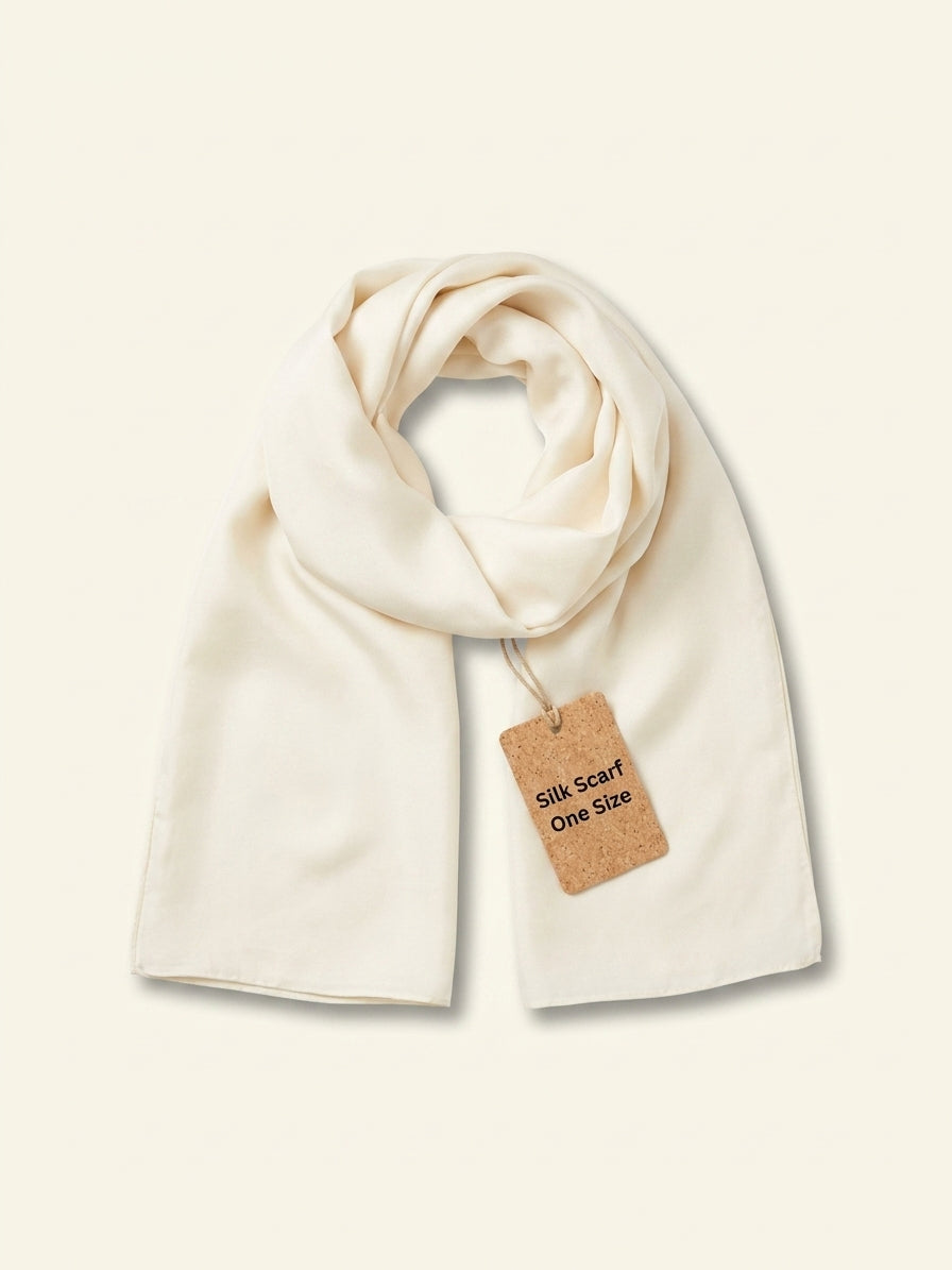 Burberry check-pattern silk scarf 90cm (British brand)