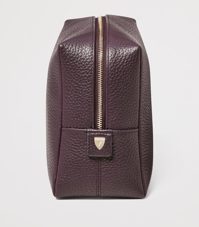 Aspinal Of London large leather cosmetic case - British product