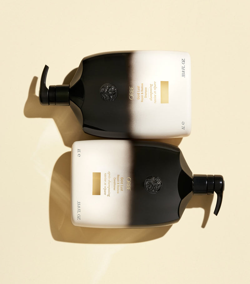 Oribe Gold Lust Repair & Restore Shampoo 1000ml, imported from the UK