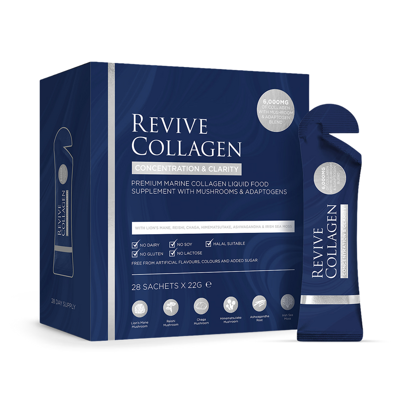 Revive Concentration & Clarity collagen sachets 28 x 22g (British brand)