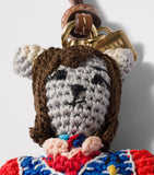 Miu Miu woven yarn keyring 18cm, UK version
