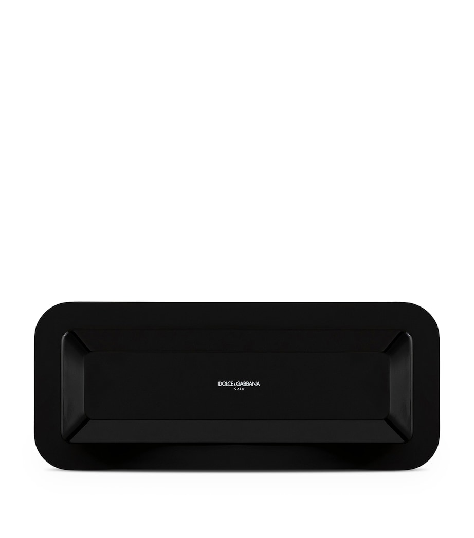 Dolce&Gabbana Casa leopard print tray 25x60cm, UK version
