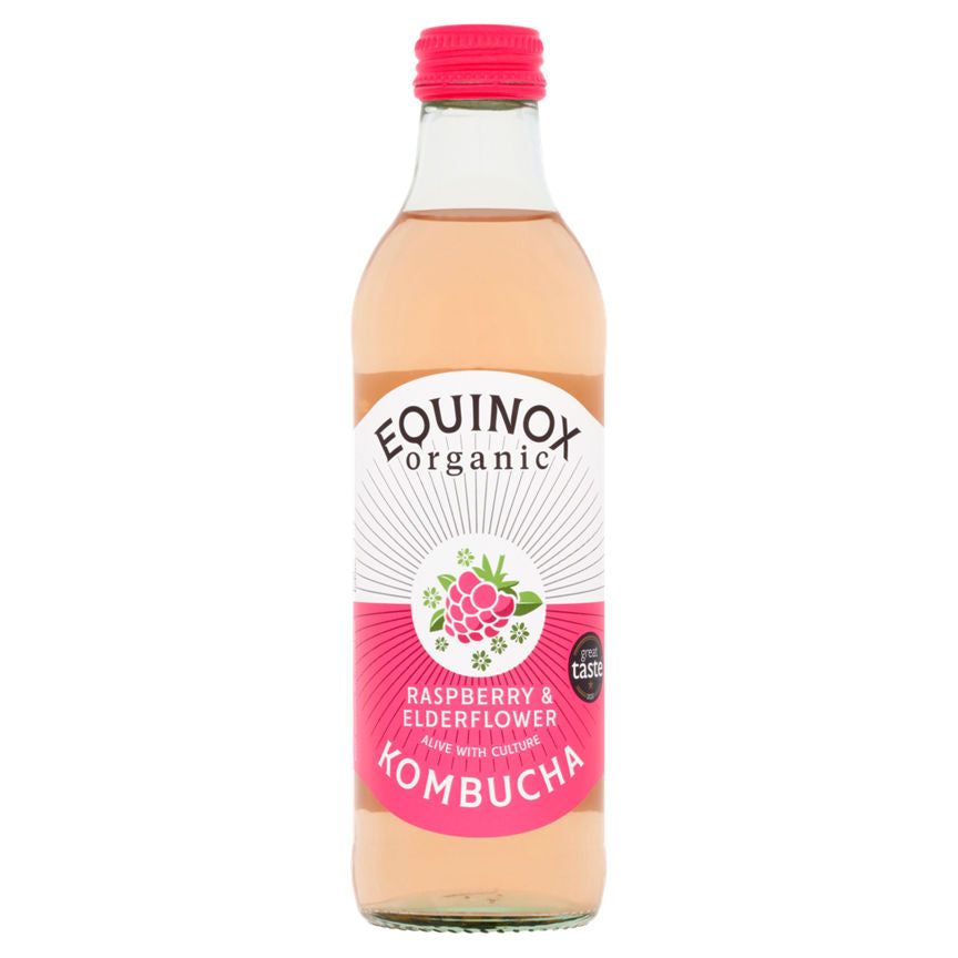 Equinox Organic Kombucha Raspberry & Elderflower GOODS ASDA   