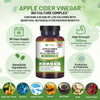 Prowise Healthcare apple cider vinegar with bio cultures capsules 1300mg, UK version