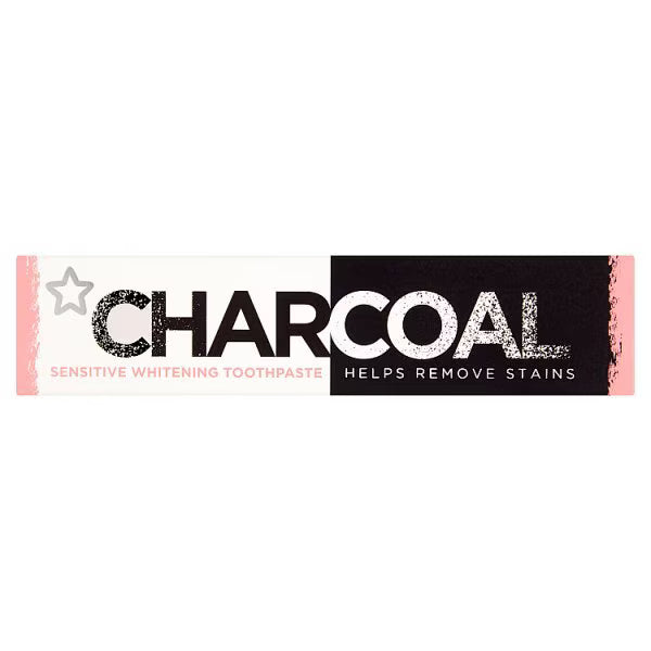 Superdrug Sensitive Charcoal Toothpaste 75ml (British brand)