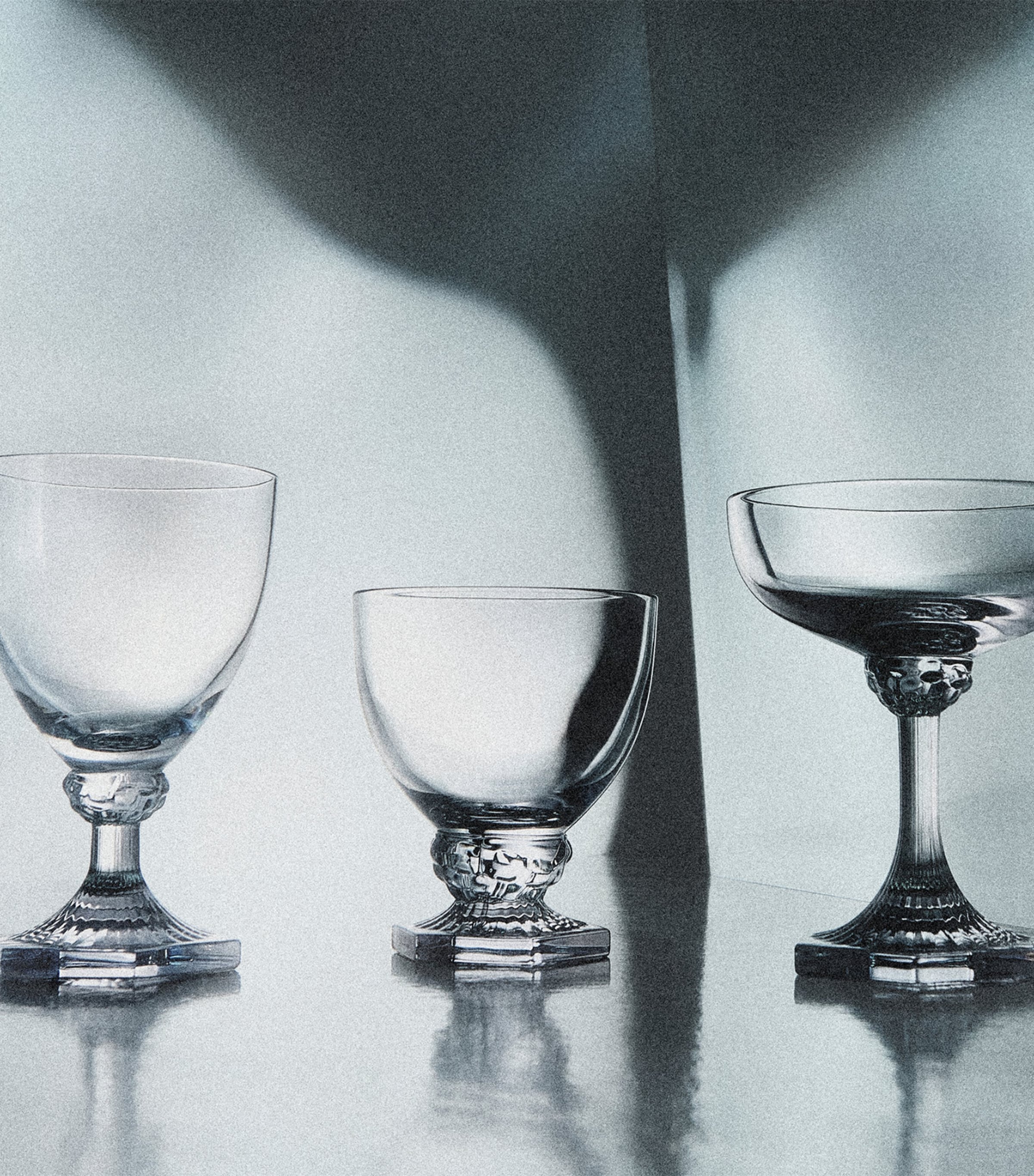 Royal Copenhagen Aurora 270ml water glasses, imported from the UK