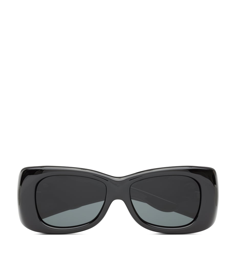 Saint Laurent oversized pillowed sunglasses (British brand)