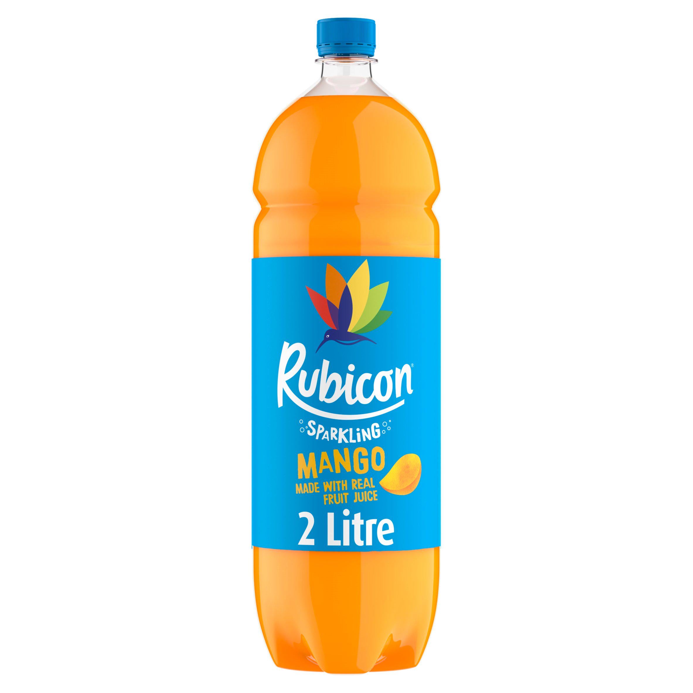 Rubicon Sparkling Mango Juice Soft Drink 2l Asian Sainsburys   