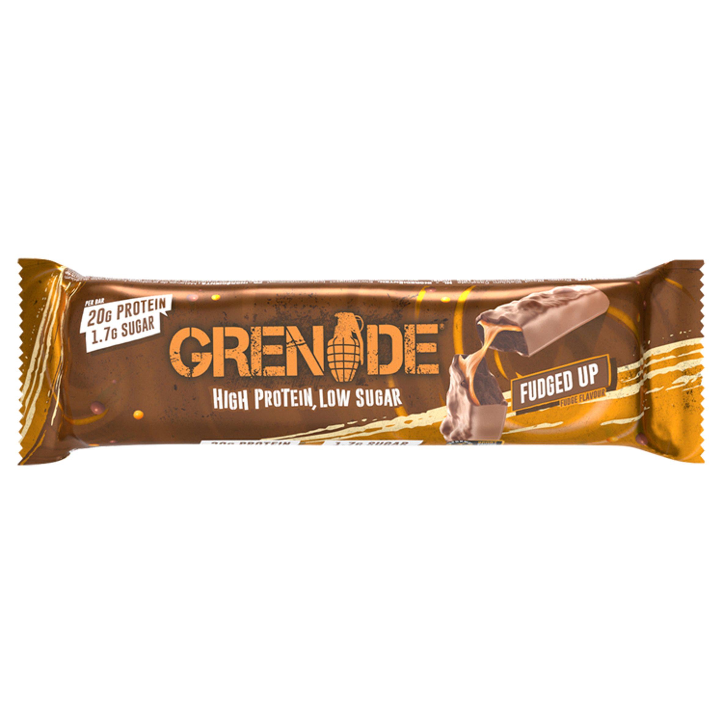 Grenade Carb Killa High Protein Low Sugar Bar Fudged Up 60g GOODS Sainsburys   