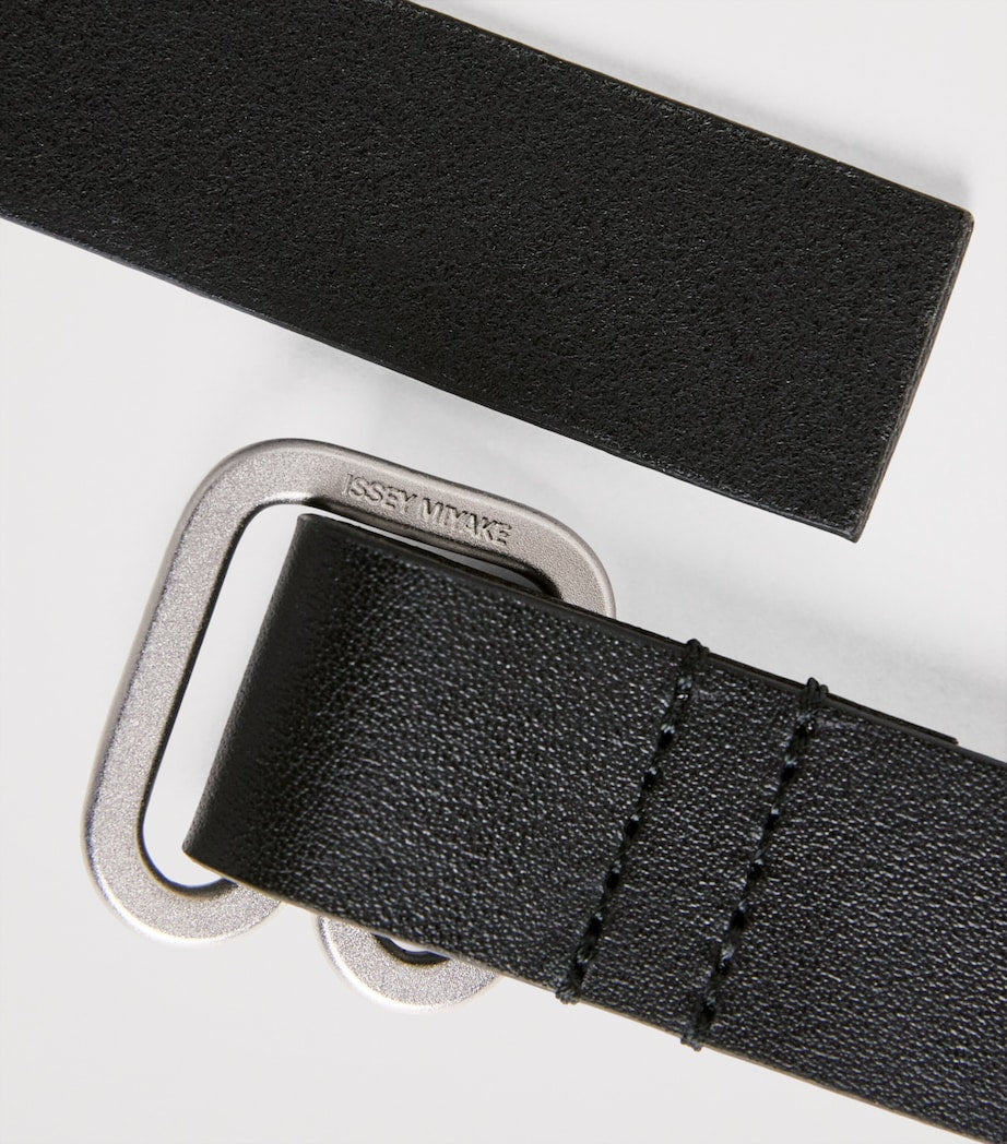 Issey Miyake leather Fork belt 2.5cm, imported from the UK