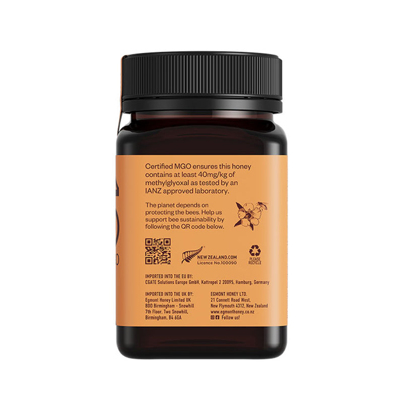 Egmont Manuka honey jar MGO 40+ 500g - British product