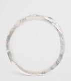 THE OUZE sterling silver and emerald scatter ring (British brand)