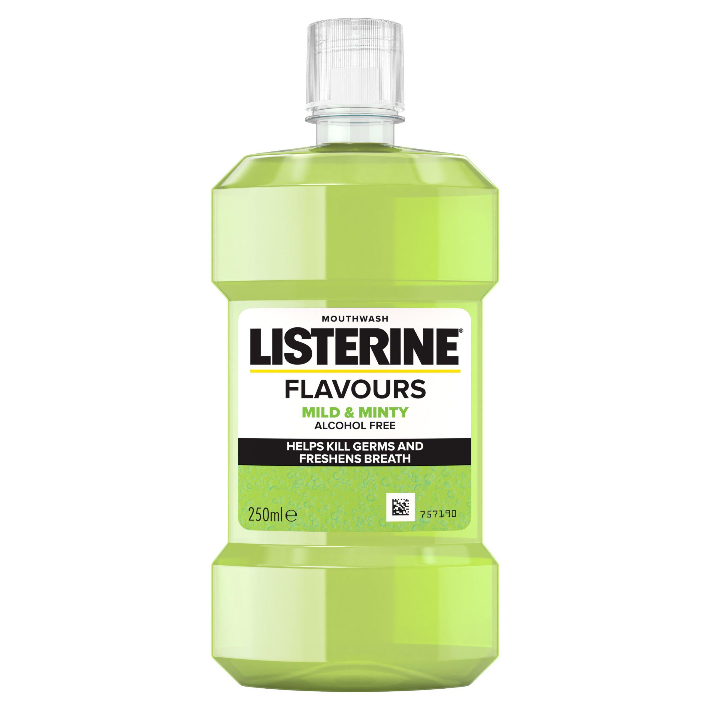 Listerine Flavours Mild & Minty Mouthwash 250ml GOODS Sainsburys   