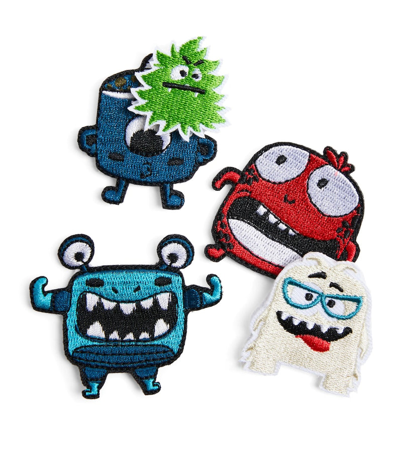 Becco Bags Monster Match patches set of five (British brand)