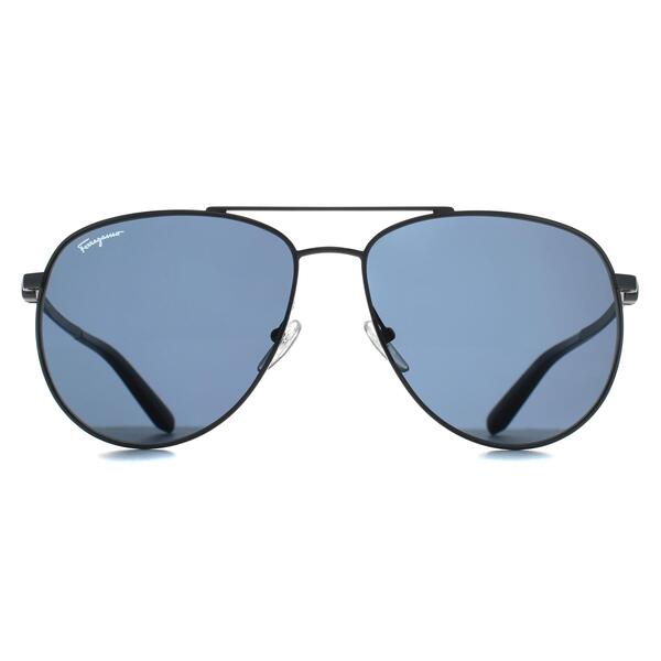 Salvatore Ferragamo SF157S sunglasses Dark Gunmetal Blue, imported from the UK