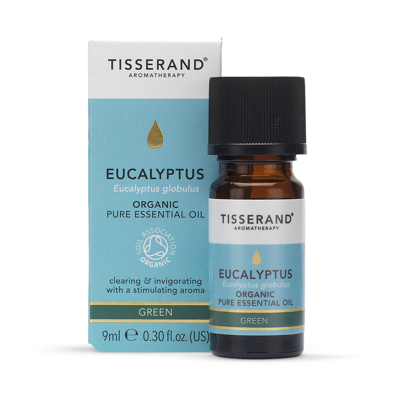 Tisserand organic eucalyptus pure essential oil 9ml (British brand)
