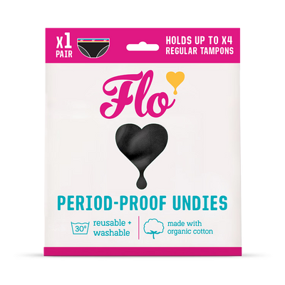 Holland & Barrett Flo Gjenbrukbare Periodusbukser Medium Flow Størrelse Medium - Kjøp online hos McGrocer