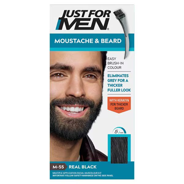 Just For Men Beard Gel Natural Dark Brown-Black, UK version