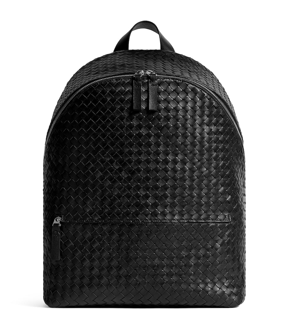 Bottega Veneta calfskin 1975 backpack with Intrecciato weave - British product