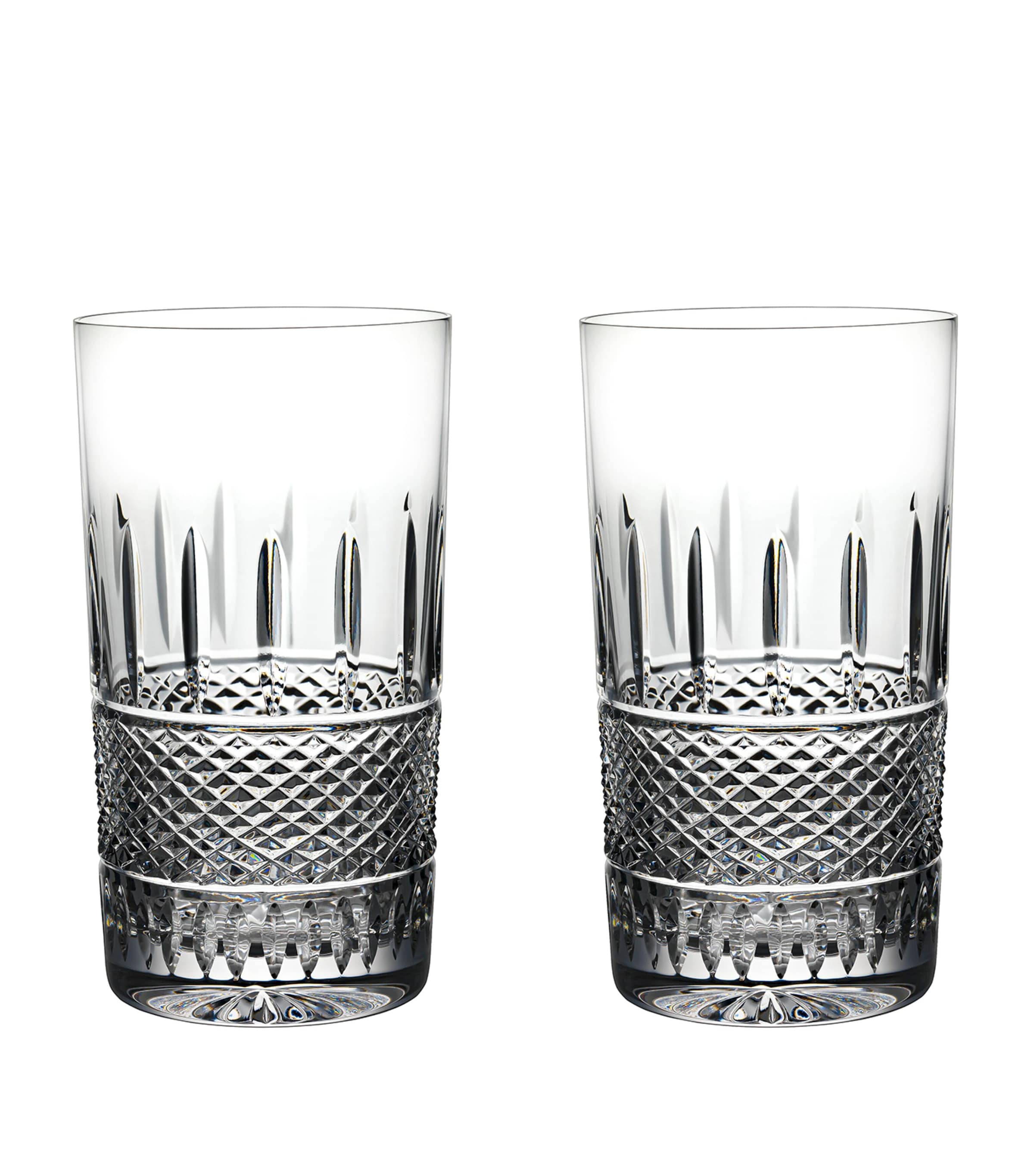 Waterford Irish Lace highball glasses 400ml (British brand)