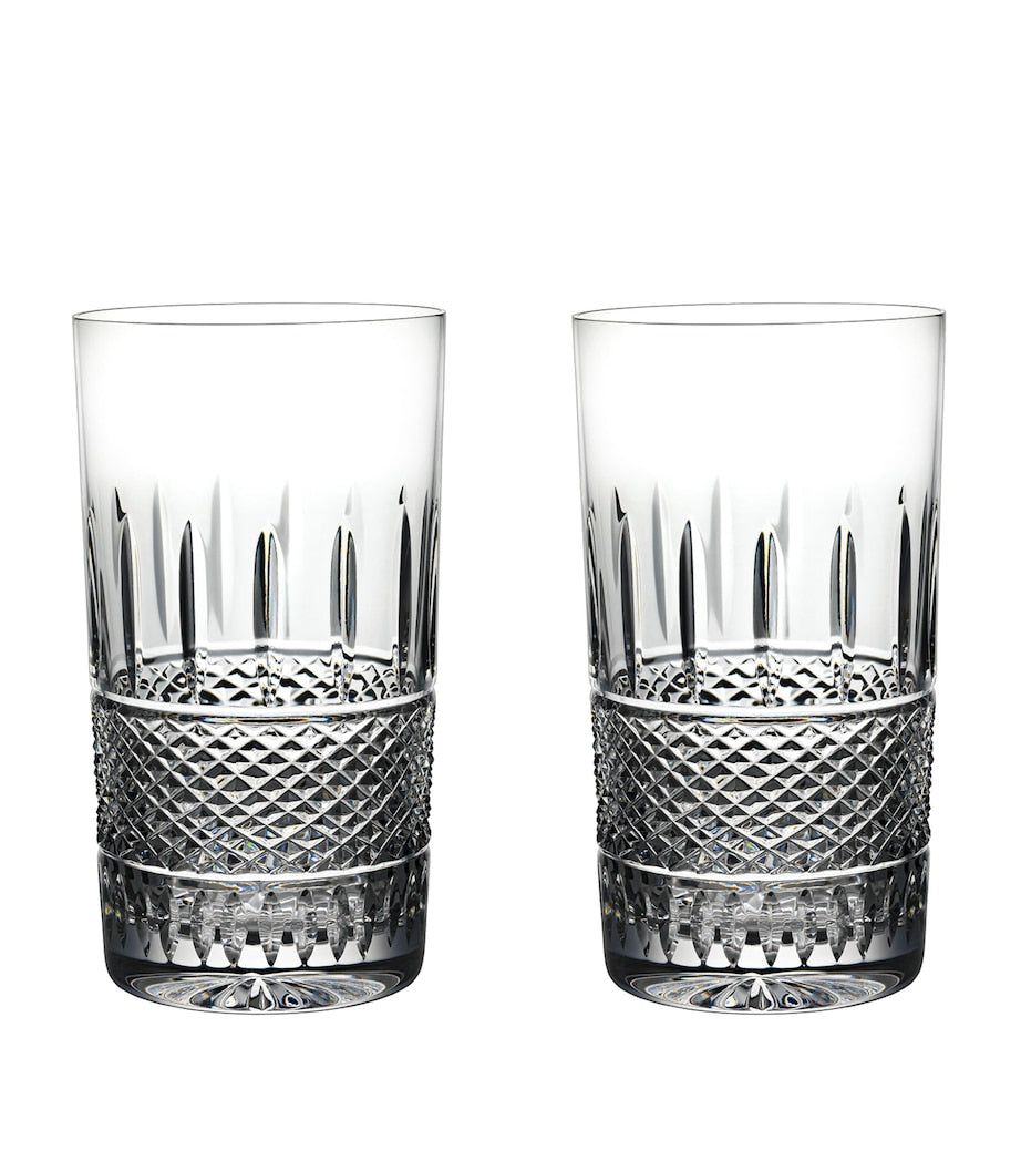 Waterford Irish Lace highball glasses 400ml (British brand)