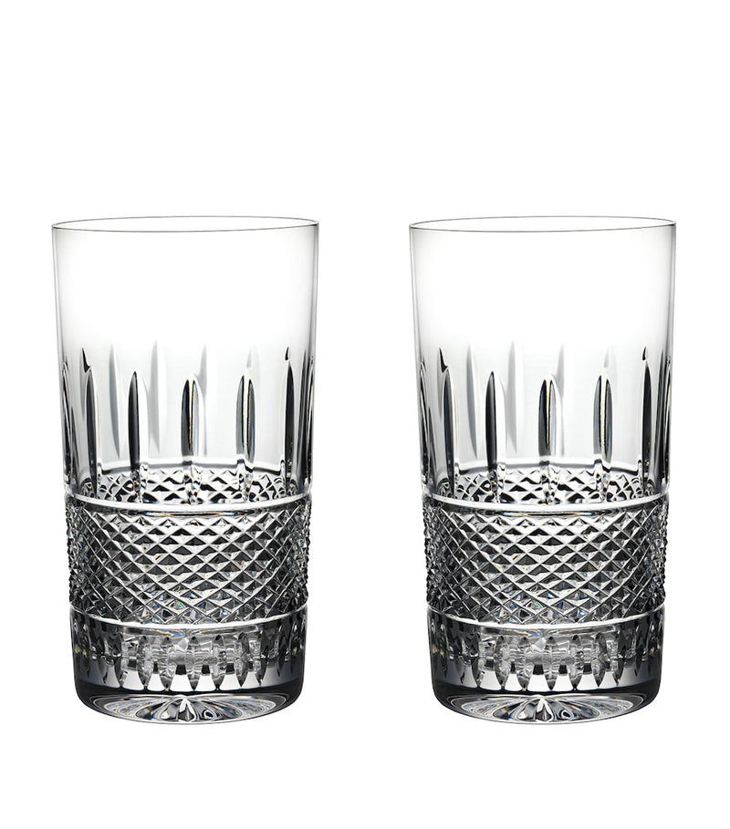 Waterford Irish Lace highball glasses 400ml (British brand)