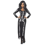 Smiffys skeleton costume tube dress medium UK 12-14 - British product