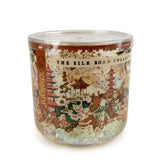 Samarkand LED candle with Moroccan spice and glitter, British product