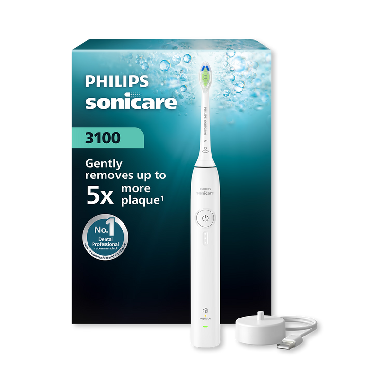 Philips Sonicare 3000 White electric toothbrush, imported from the UK