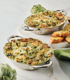 Hestan stainless steel oval au gratin dish set of 2, UK version