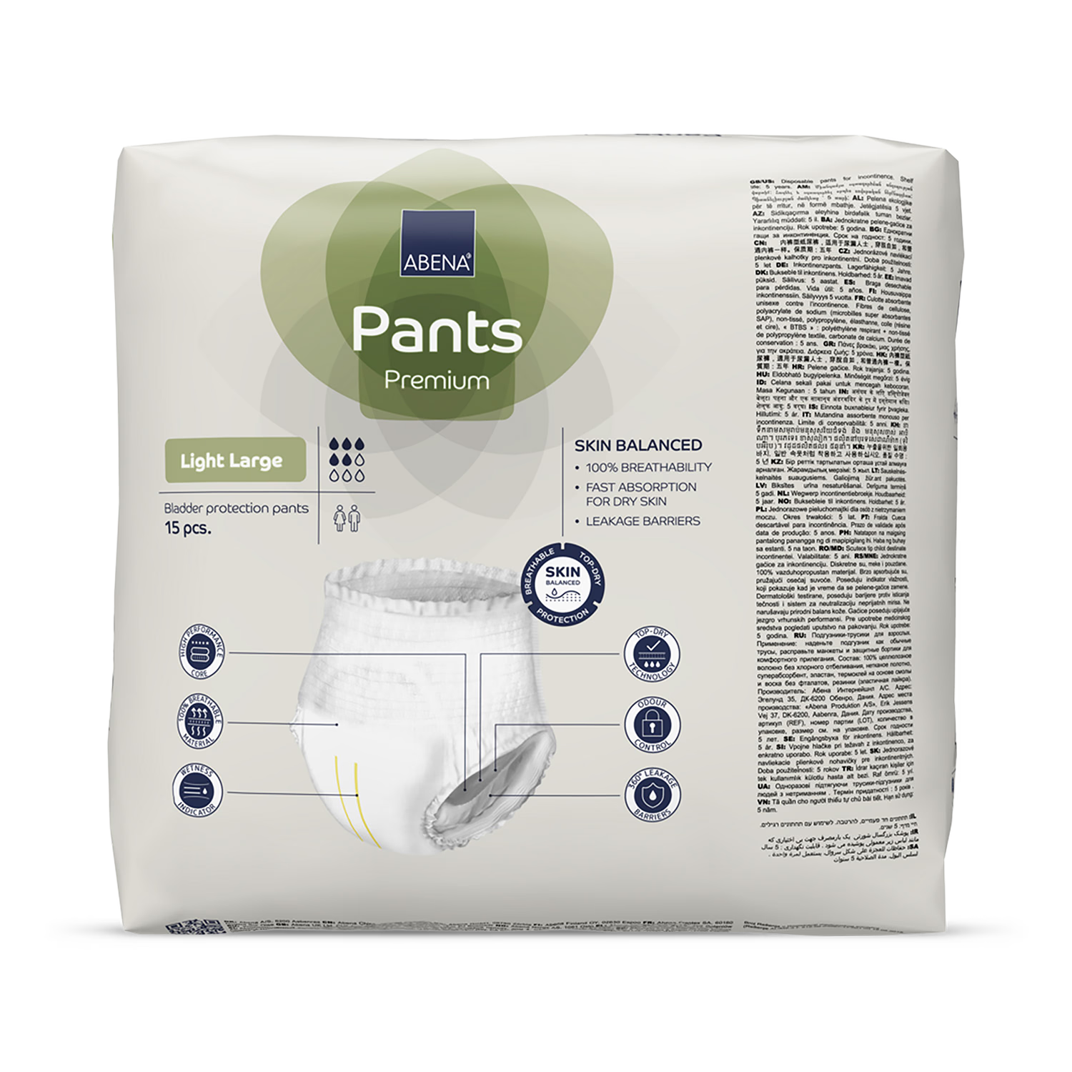 ABENA incontinence pants Premium Light Large (British brand)