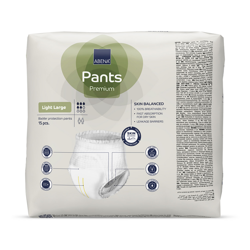 ABENA incontinence pants Premium Light Large (British brand)