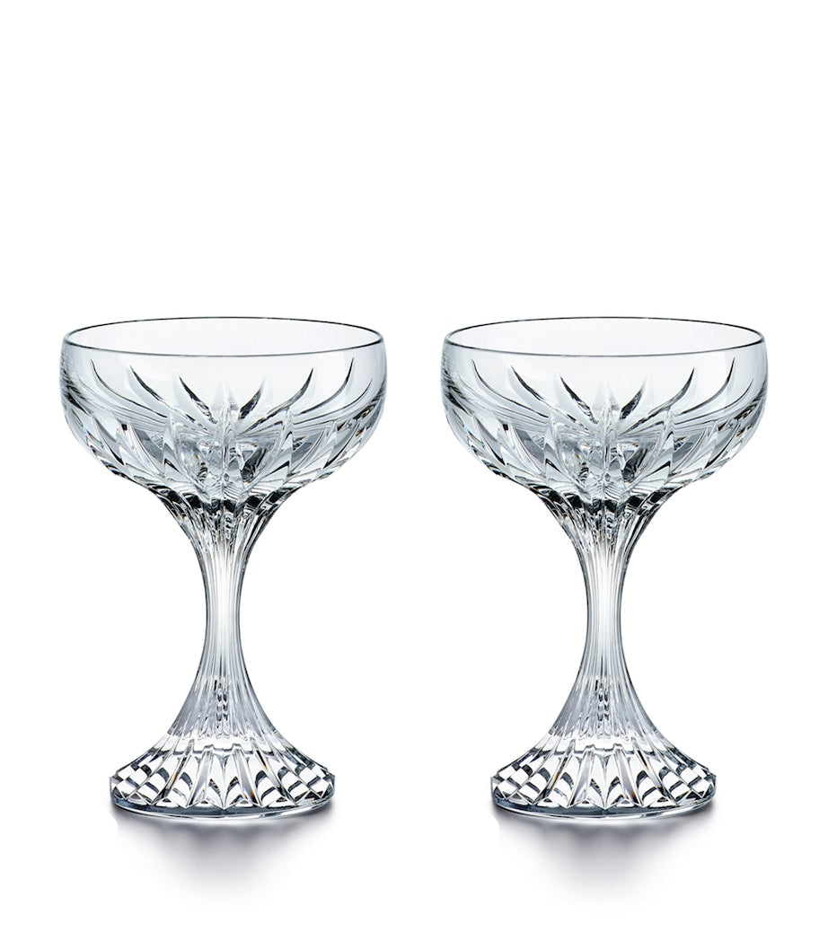 Baccarat Massena coupe glasses set of 2 - British product