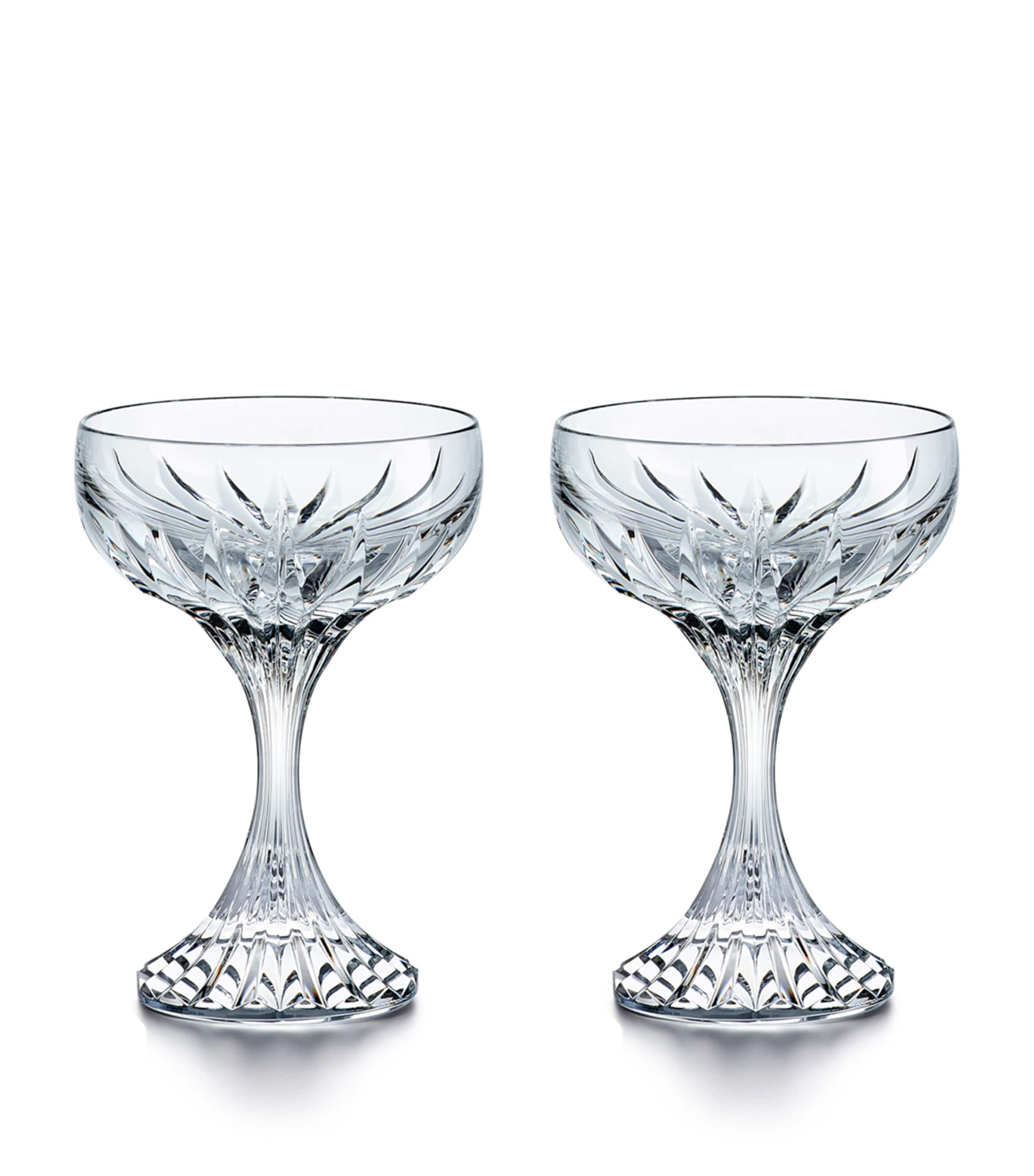 Baccarat Massena coupe glasses set of 2 - British product