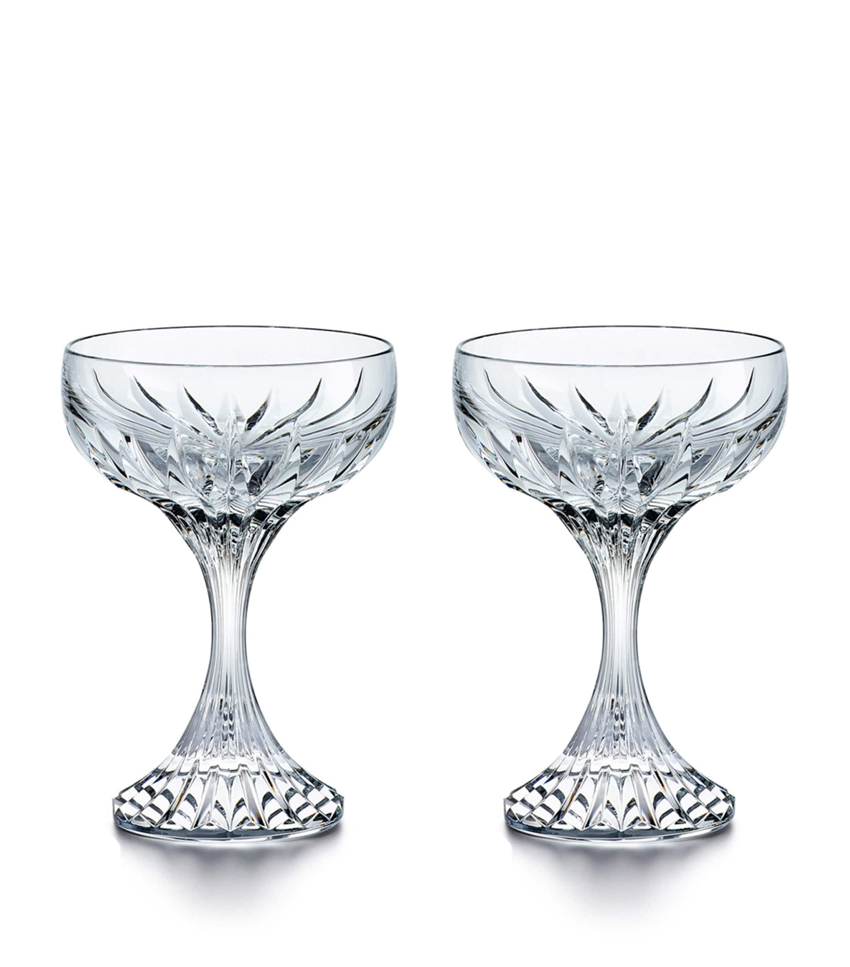 Baccarat Massena coupe glasses set of 2 - British product