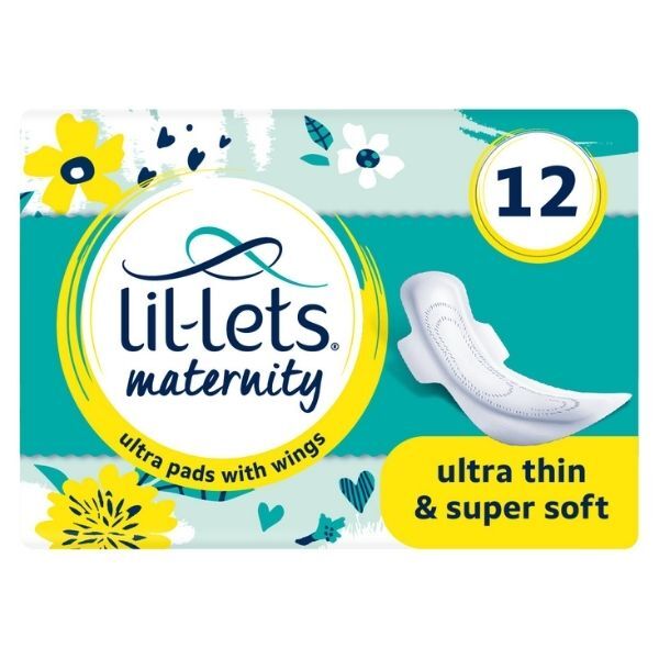 Lil-Lets Maternity Ultra Pads 12 per pack