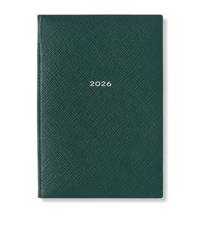 Harrods Smythson Grained Lambskin Chelsea Diary Weekly Planner- Buy online at McGrocer