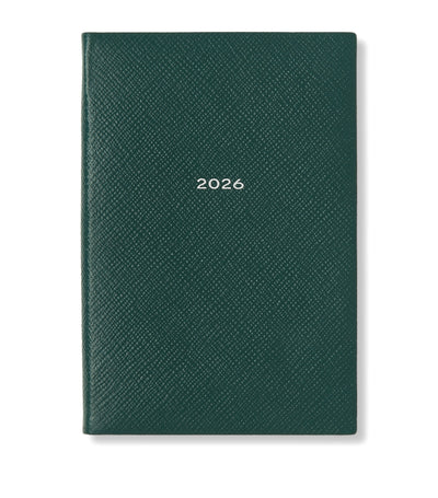 Harrods Smythson Grained Lambskin Chelsea Diary Weekly Planner- Buy online at McGrocer