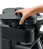 Melitta EPOS Chrome coffee machine with grinder, imported from the UK