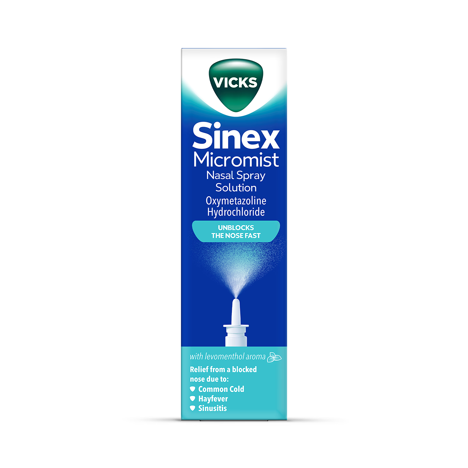 Vicks Micromist 15ml nasal spray decongestant (British brand)