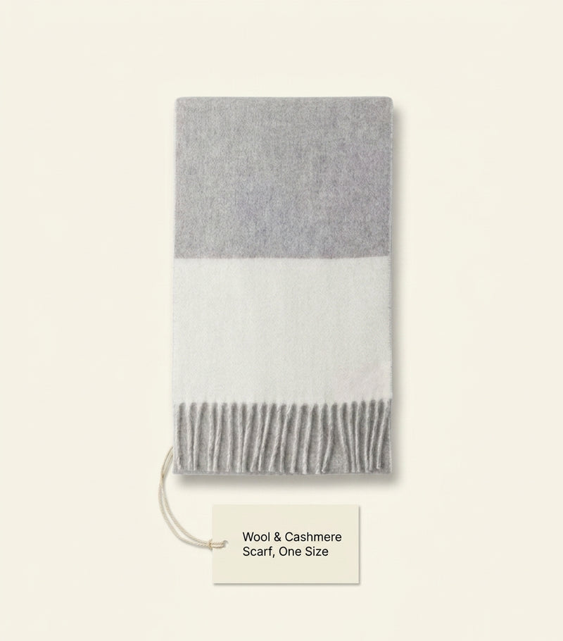 Prada cashmere logo scarf 180cm (British brand)