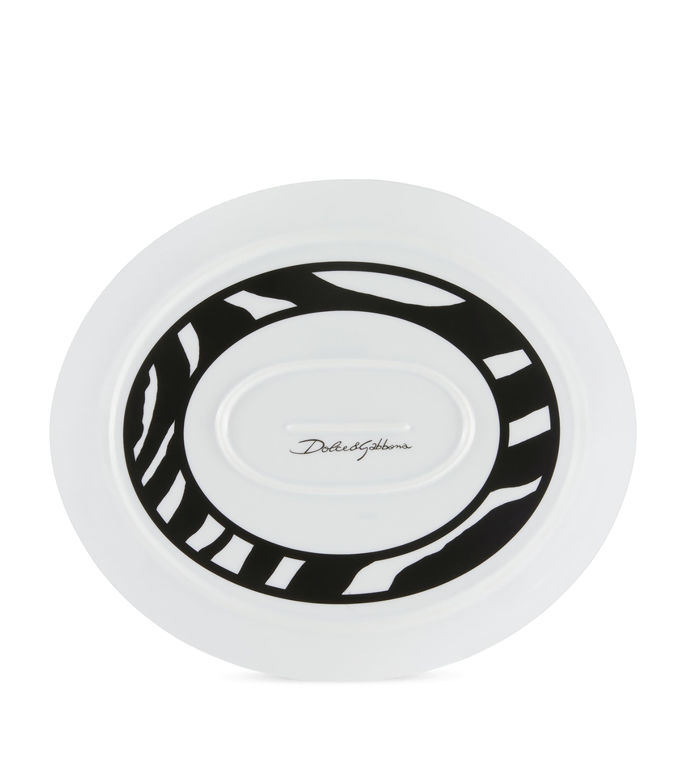 Dolce&Gabbana serving plate zebra design 45.5cm - British product