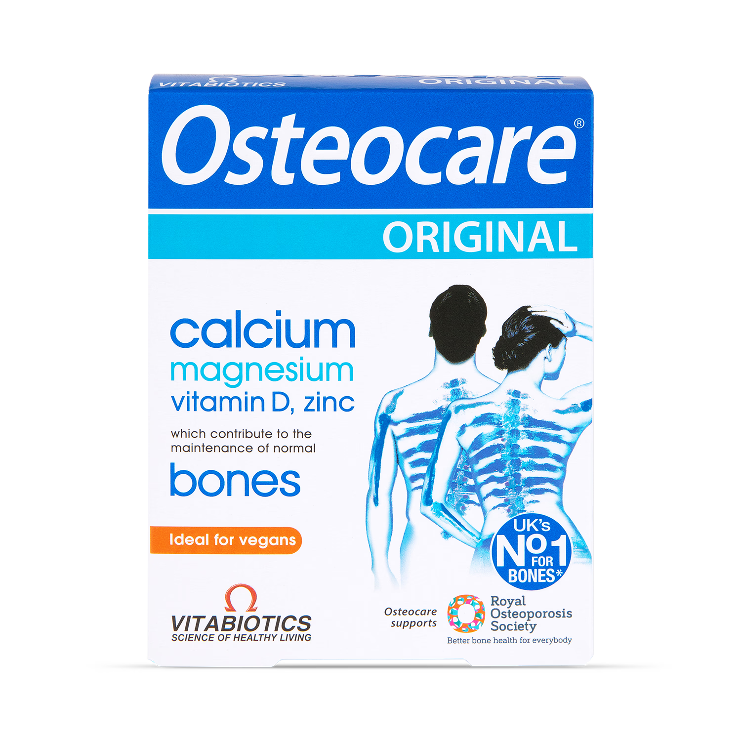Vitabiotics Osteocare Original Bone Supplement 30 tablets (British brand)